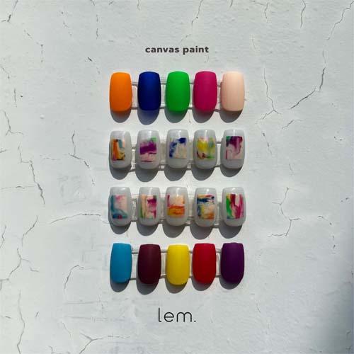 lem. レム カラージェル キャンバスペイント シリーズ 全10色 3g ms223