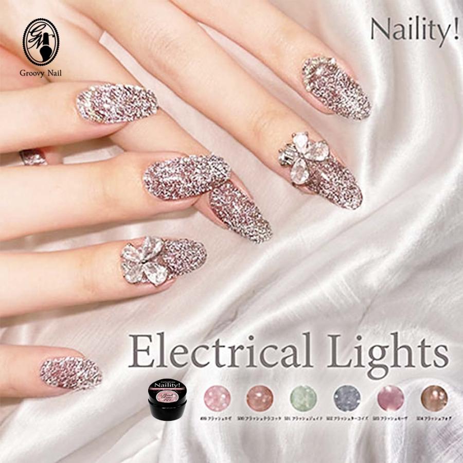 Naility! ネイリティ エレクトリカルライツシリーズ 全6色 4g ジェル