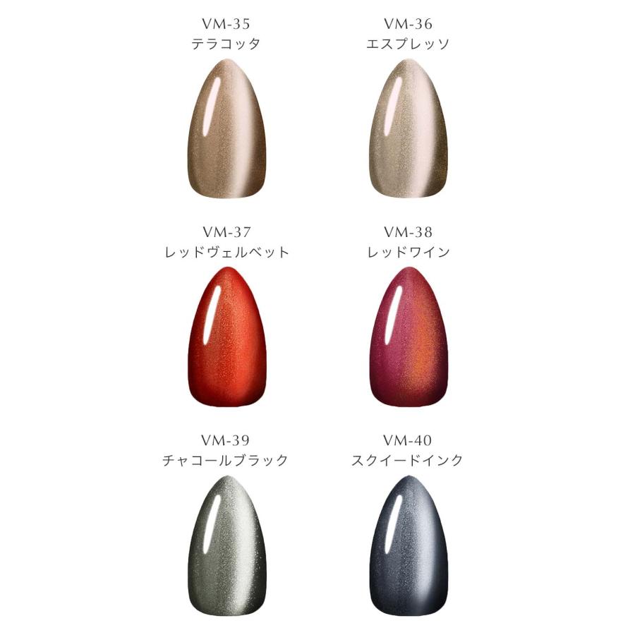 KOKOIST ココイスト ベルベットマグネット 10g 全6色 VM-35~40 微粒子