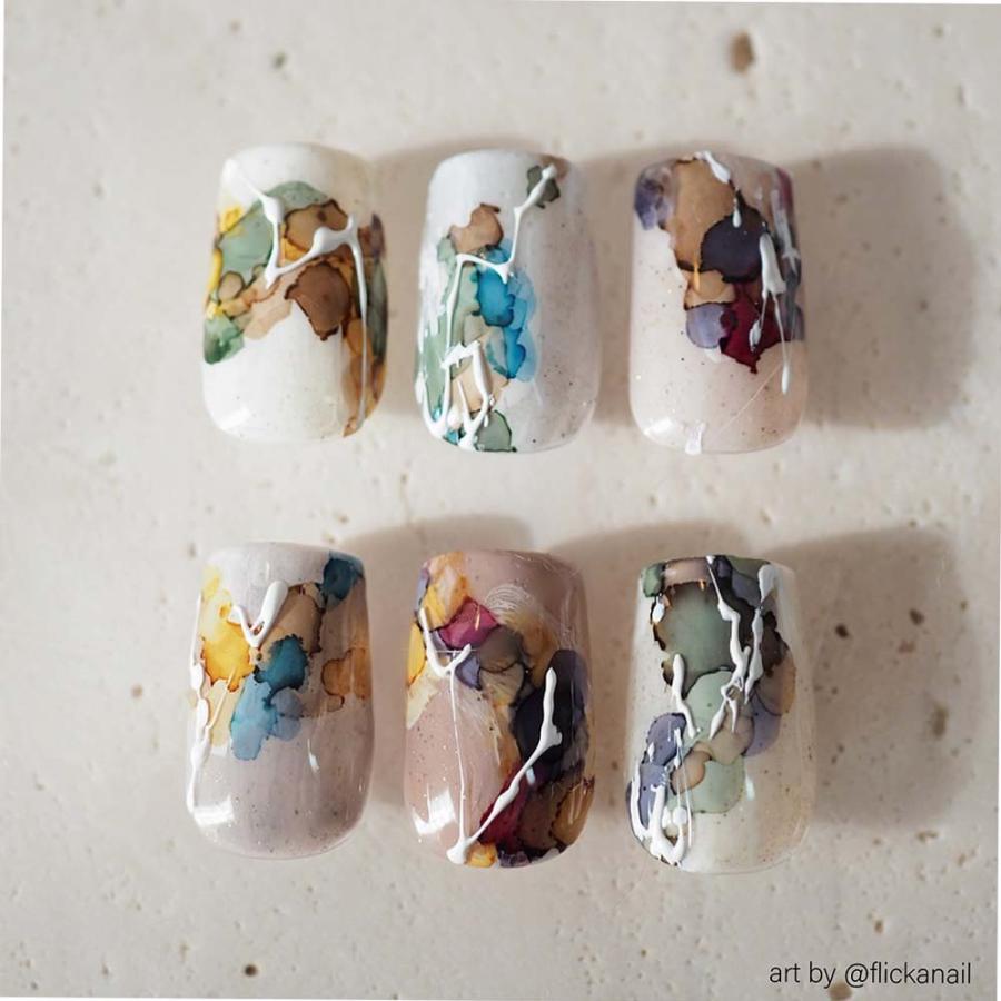 flicka nail arts インク ハーベストシリーズ 全6色 8ml くすみカラー