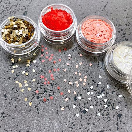 ネイルパフェ mini桜ホログラム 全4色 薄紅桜/白雪桜/赤真珠桜/燻し金