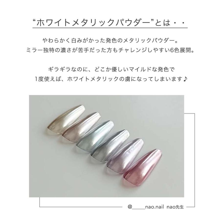 TOY's × INITY ホワイトメタリックパウダー 0.3g 全6色 T-WM01~06