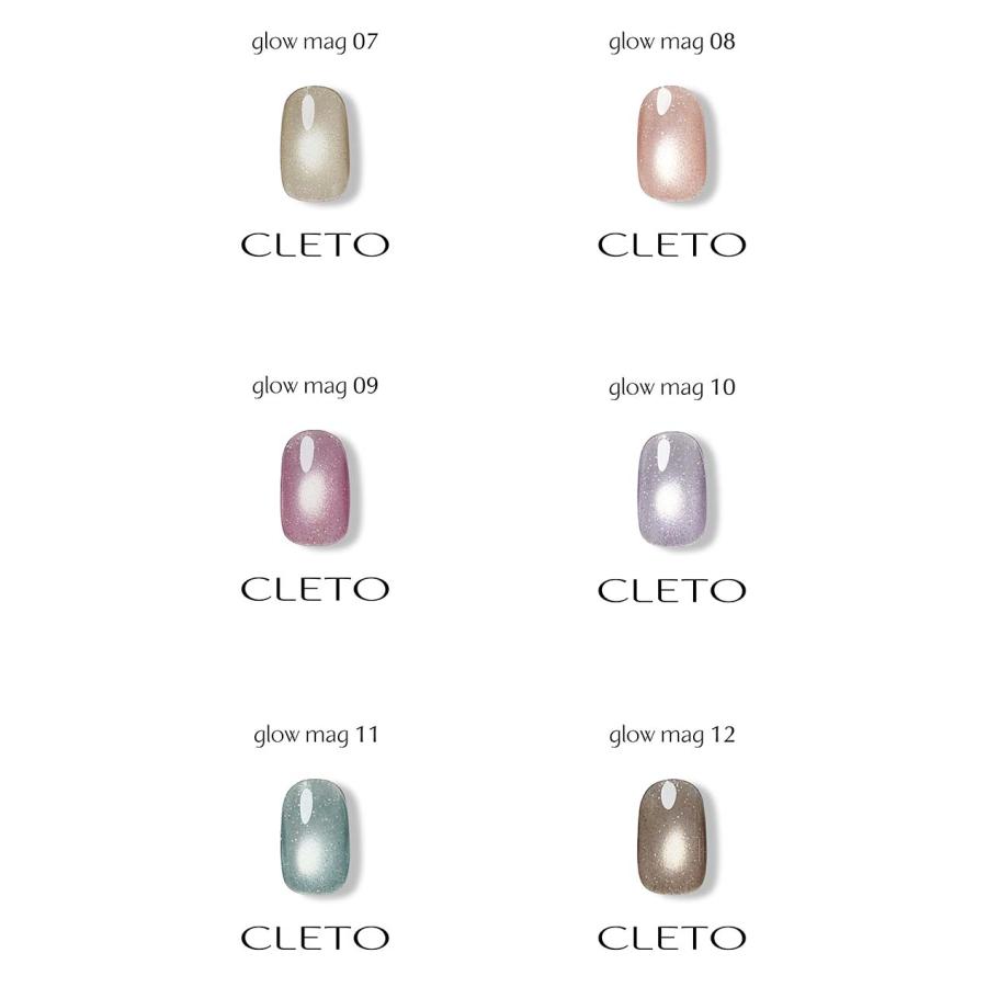 クレト CLETO グローマグ 全6色 7g 07~12 マグネットネイル フラッシュ