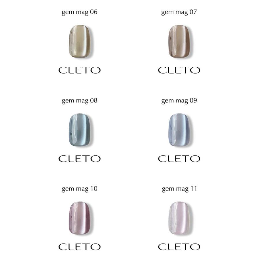 クレト CLETO ジェムマグ 全17色 クリア+01~16 7g マグネットネイル