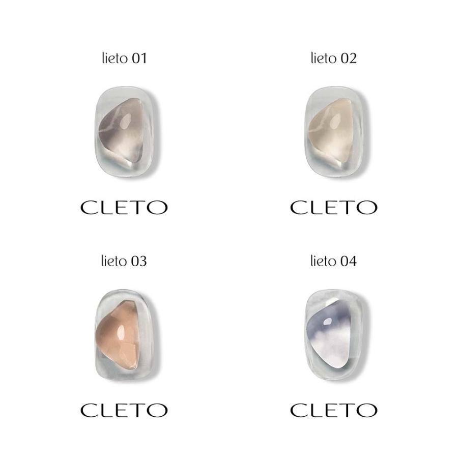 クレト CLETO ノンワイプアートカラージェル 4g 全8色 リエート lieto