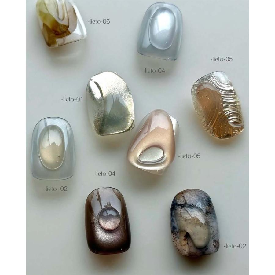 クレト CLETO ノンワイプアートカラージェル 4g 全8色 リエート lieto