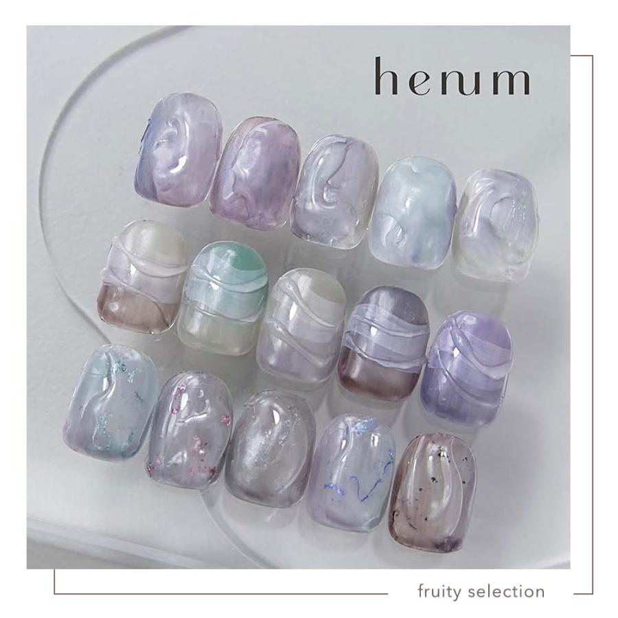 henum へニュム カラージェル フルーティーセレクション 全6色 2.8g