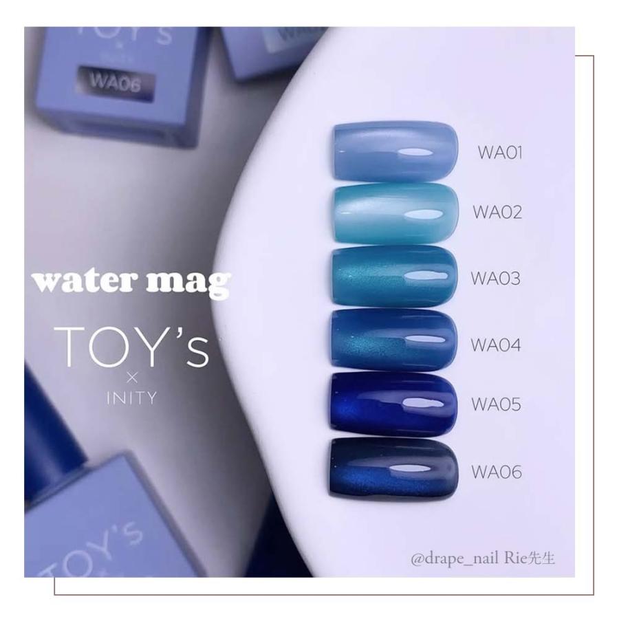 TOY's × INITY ウォーターマグ 7ml 全6色 T-WA01~06 マグネットジェル
