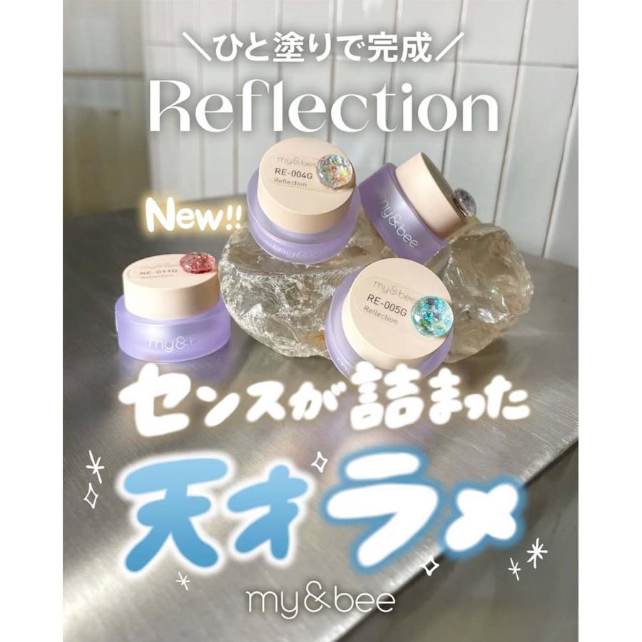 マイビー my&bee カラージェル リフレクション 全12色 4g RE