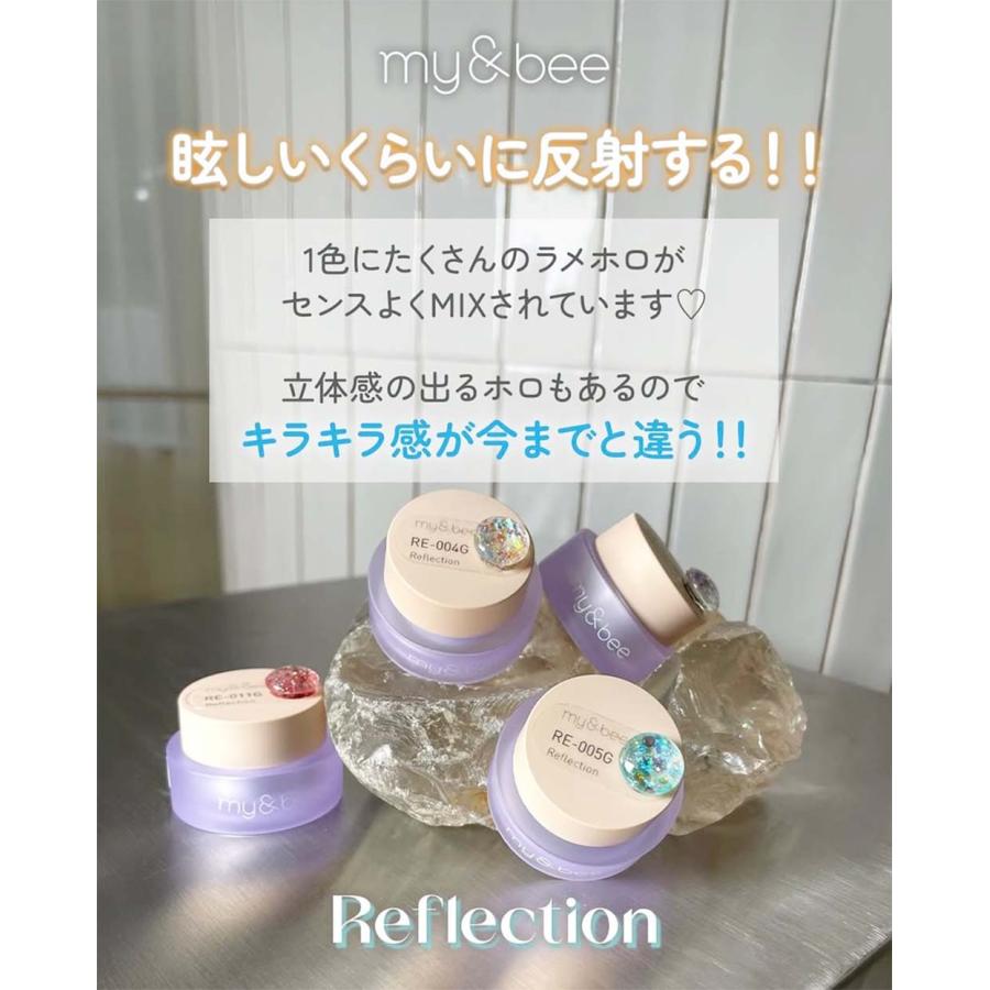 マイビー my&bee カラージェル リフレクション 全12色 4g RE-001G~012G