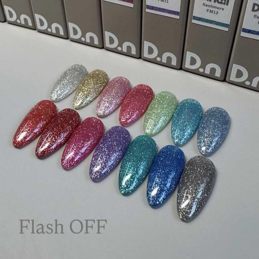 D.nail フラッシュミュールジェル カラージェル 全14色 7g FM01~14