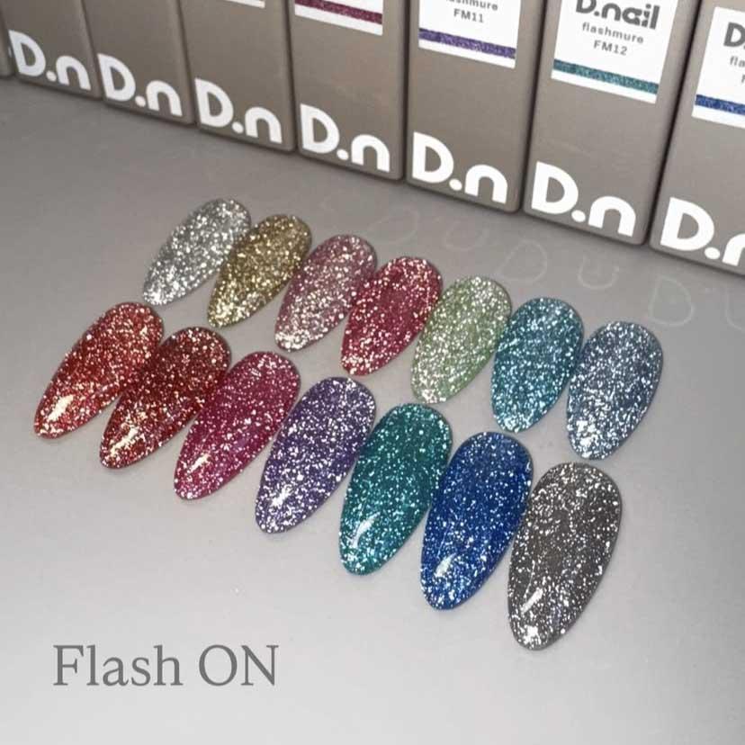 D.nail フラッシュミュールジェル カラージェル 全14色 7g FM01~14