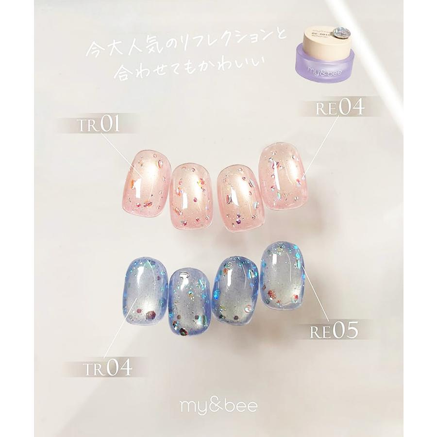 マイビー my&bee とろとろフラッシュマグ 全12色 TR-001G〜012G 8ml