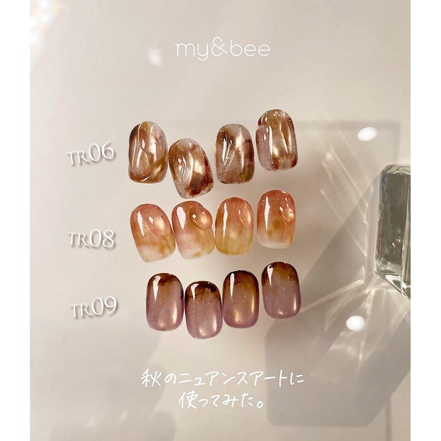 マイビー my&bee とろとろフラッシュマグ 全12色 TR-001G〜012G 8ml