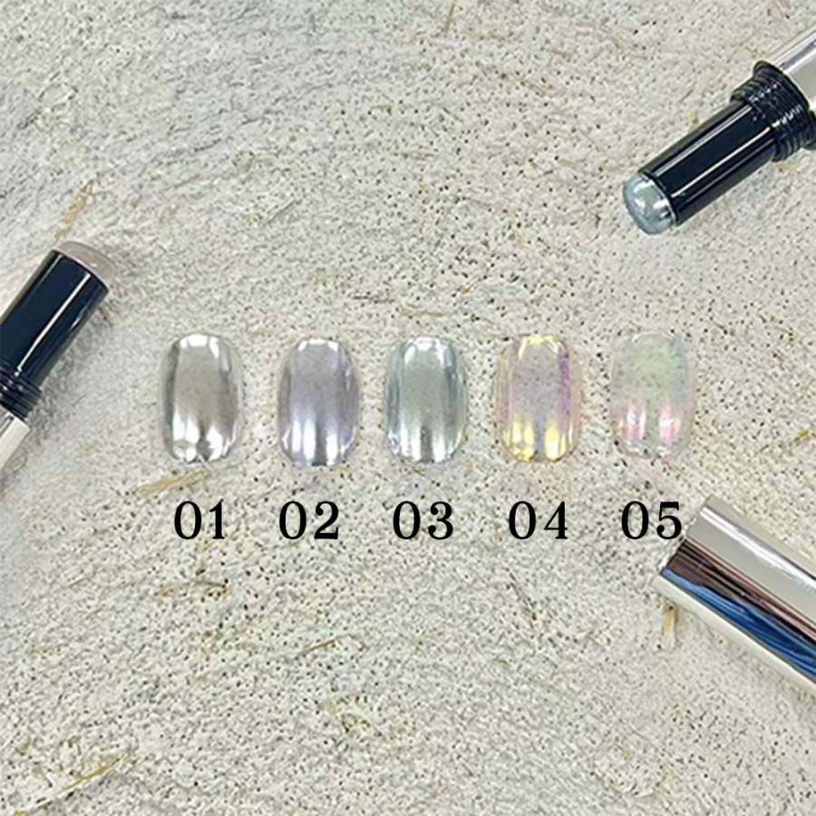 D.nail ミラーリップ 全5色 3g シリコンスティック ジェルネイル