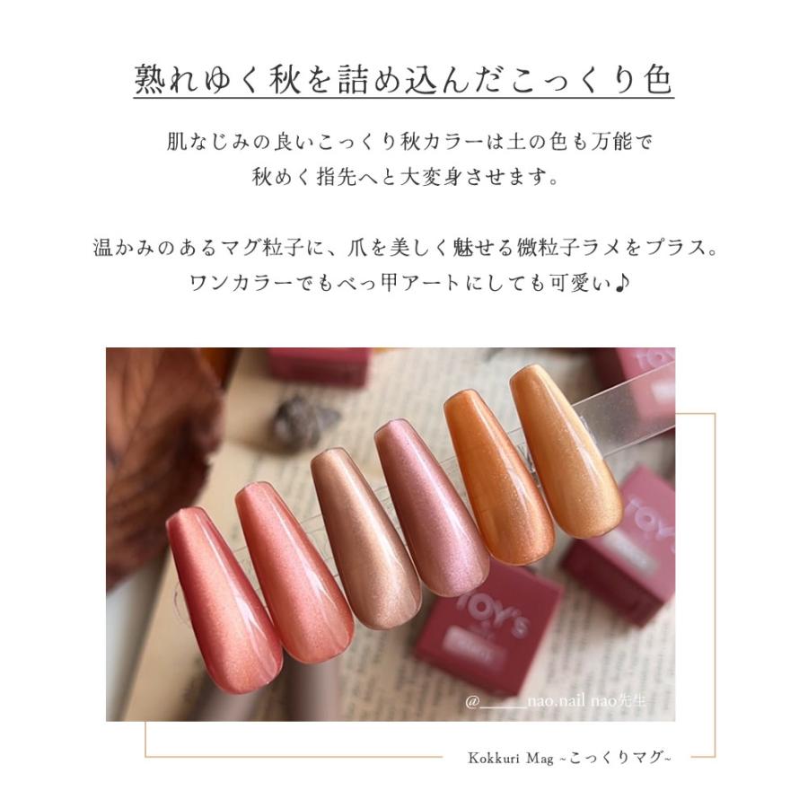 TOY's × INITY こっくりマグ 7ml 全6色 T-KM01~06 マグネットジェル