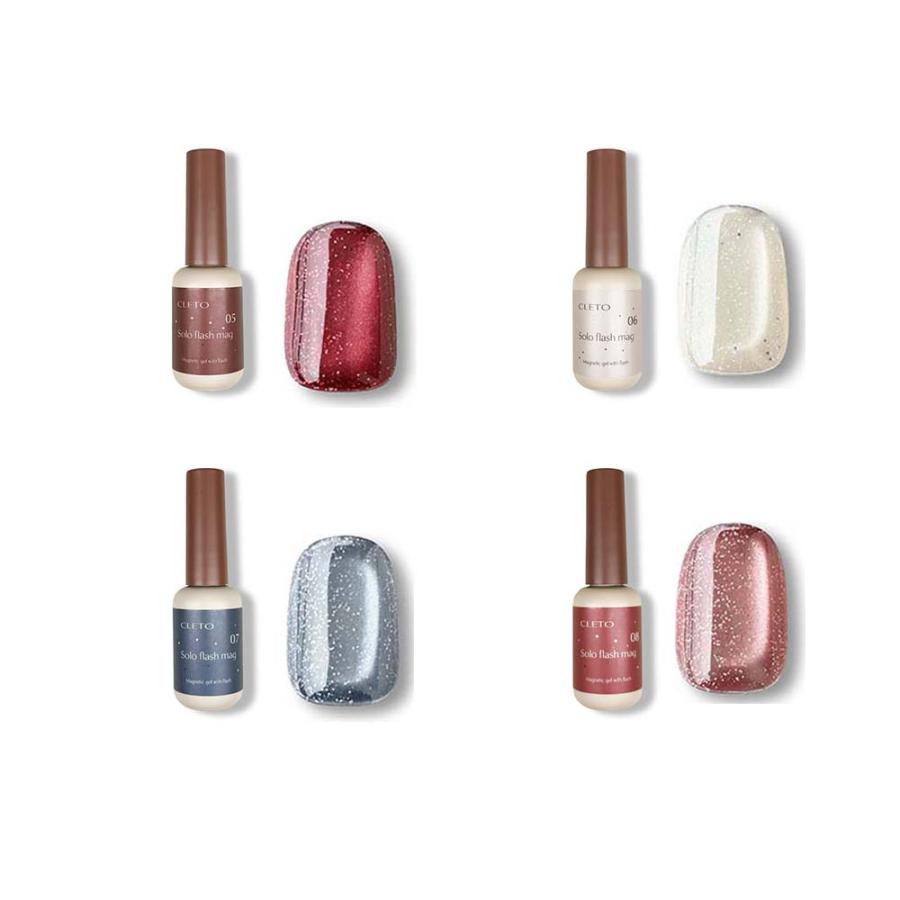 ラスト！新品 CLETO Solo flash mag 全10色セット クレト CLETO ソロフラッシュマグ 全10色 7g 01~10 マグネットネイル