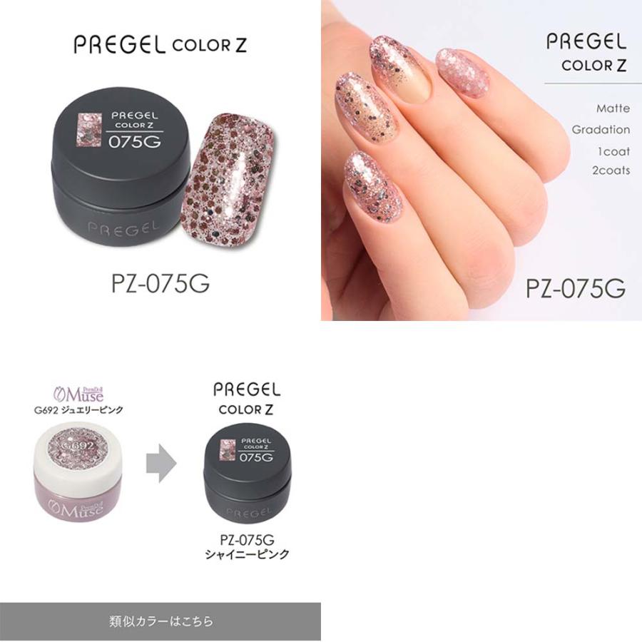 PREGEL プリジェル カラーZ グリッターカラー PZ-059G〜076G 全18色 3g