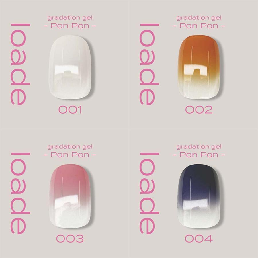 ロアデ Loade グラデーションジェル 全 20色 2g ポンポン001〜020