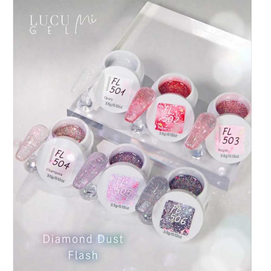 ルクジェルミー LUCU GEL Mi ダイヤモンドダストフラッシュ 全6色