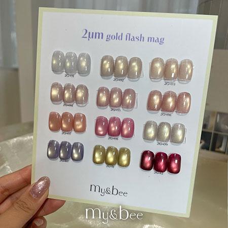 マイビー my&bee ゴールドフラッシュマグ 全12色 2G-01〜12 8ml
