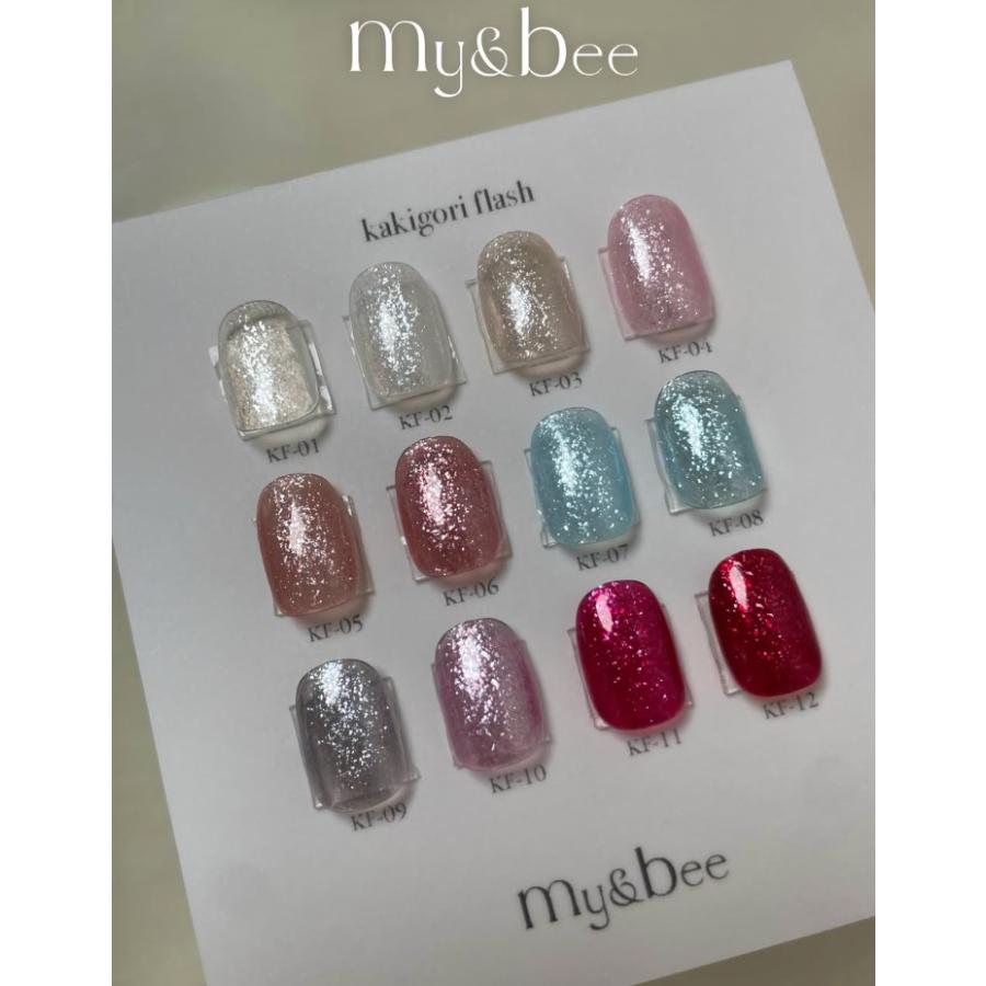 マイビー my&bee かき氷フラッシュ 全12色 KF-001G〜012G 8ml
