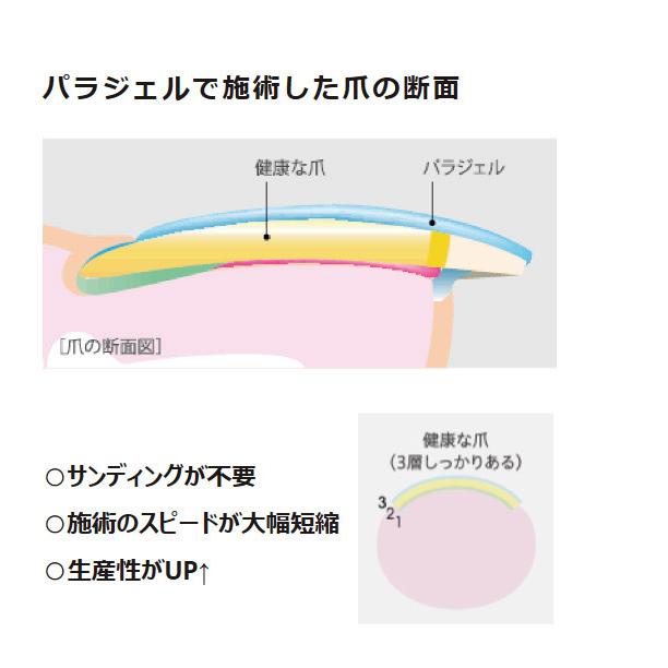 para gel（パラジェル） クリアジェルEX 4g ベースジェル サンディング
