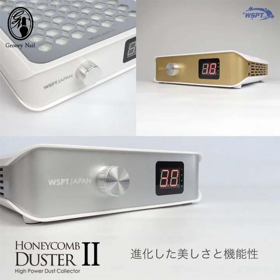 WSPT JAPAN 強力吸引集塵機 ハニカムダスター2 充電式 液晶表示 6ヶ月