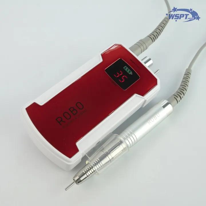 WSPT ネイルマシン ROBO ロボ 充電式 ブラシレス 液晶表示 35000rpm 全3色【ネコポス不可】の画像