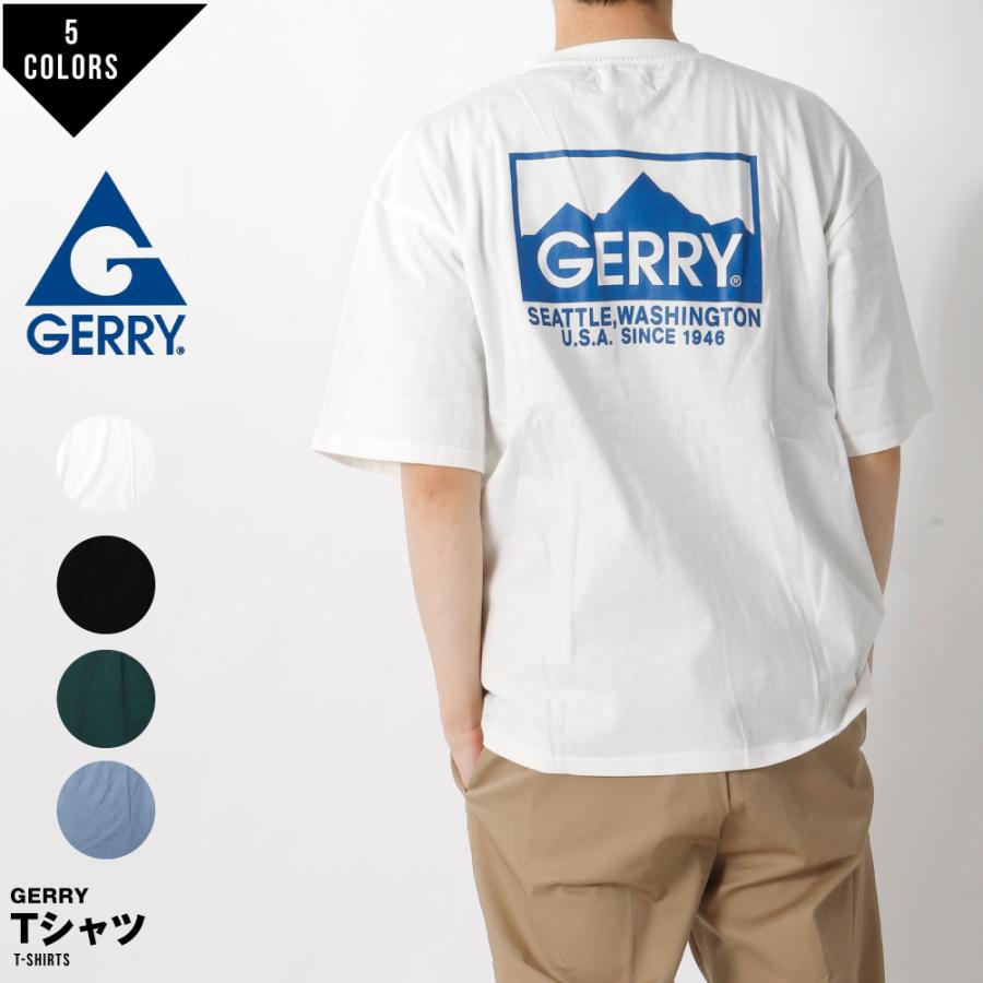 国内外の人気 Gerry ジェリー メンズ Tシャツ 半袖 半そで ワイド USAコットン レディース おしゃれ ロゴ umb.digital