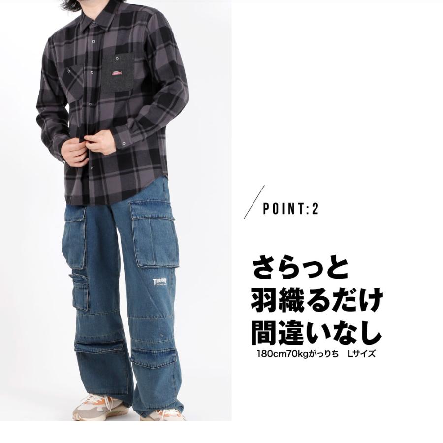 Genuine Dickies バッファローチェックシャツ チェックシャツ メンズ
