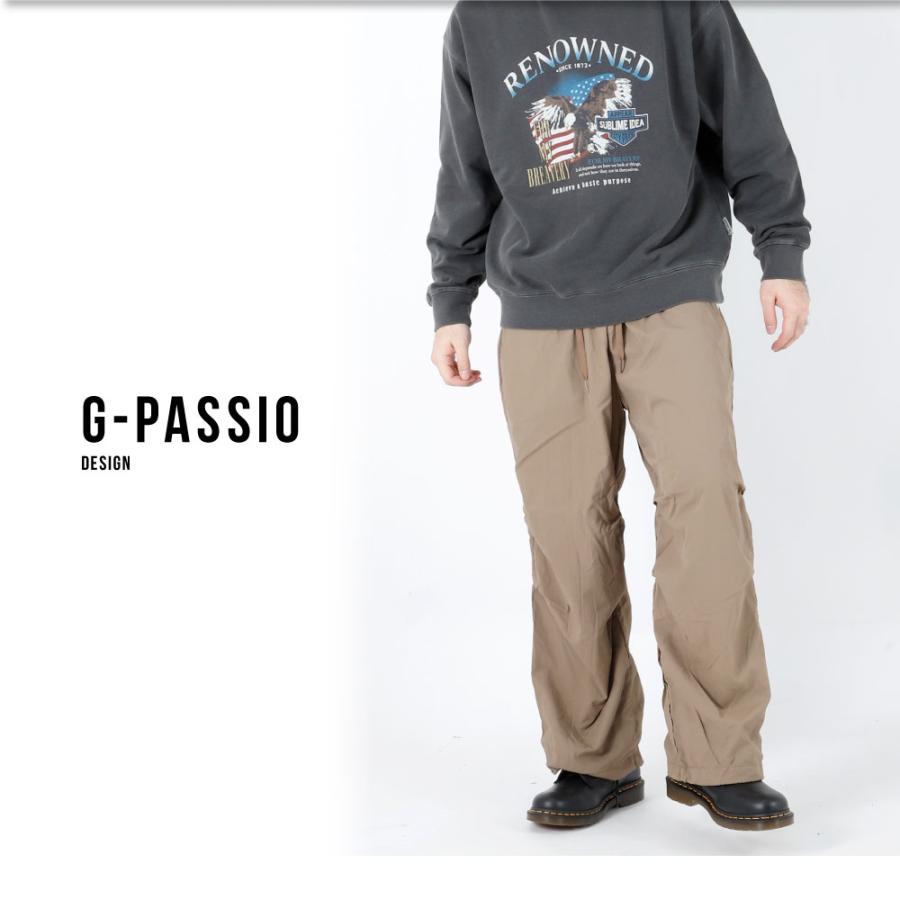 パラシュートパンツ メンズ ナイロンワッシャー カーゴパンツ おしゃれ