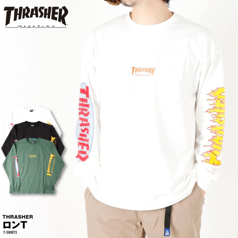 THRASHER（スラッシャー） ロンT 長袖 長そで Tシャツ スケボー メンズ