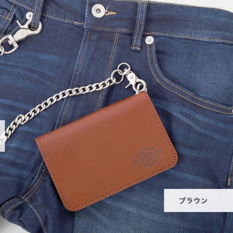 Dickies（ディッキーズ） 本革 レザー 栃木レザー 二つ折り 二つ折り
