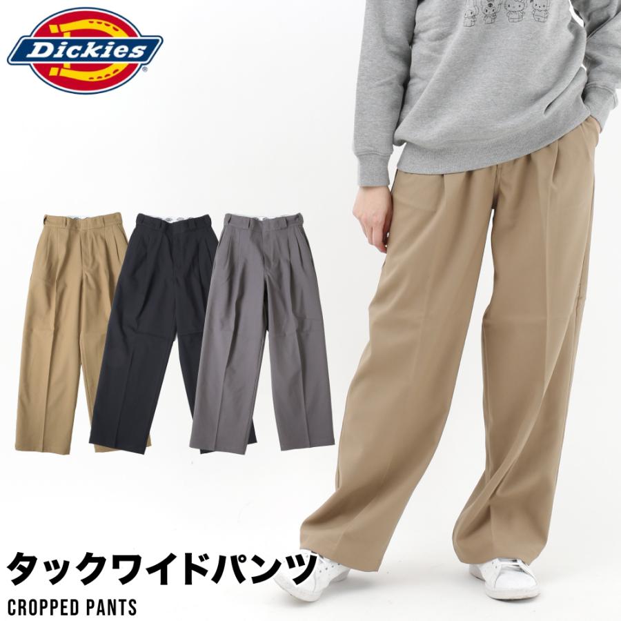 Dickies ディッキーズ タックワイドパンツ ワイドパンツ Dickies ディッキーズ タックワイドパンツ ワイドパンツ