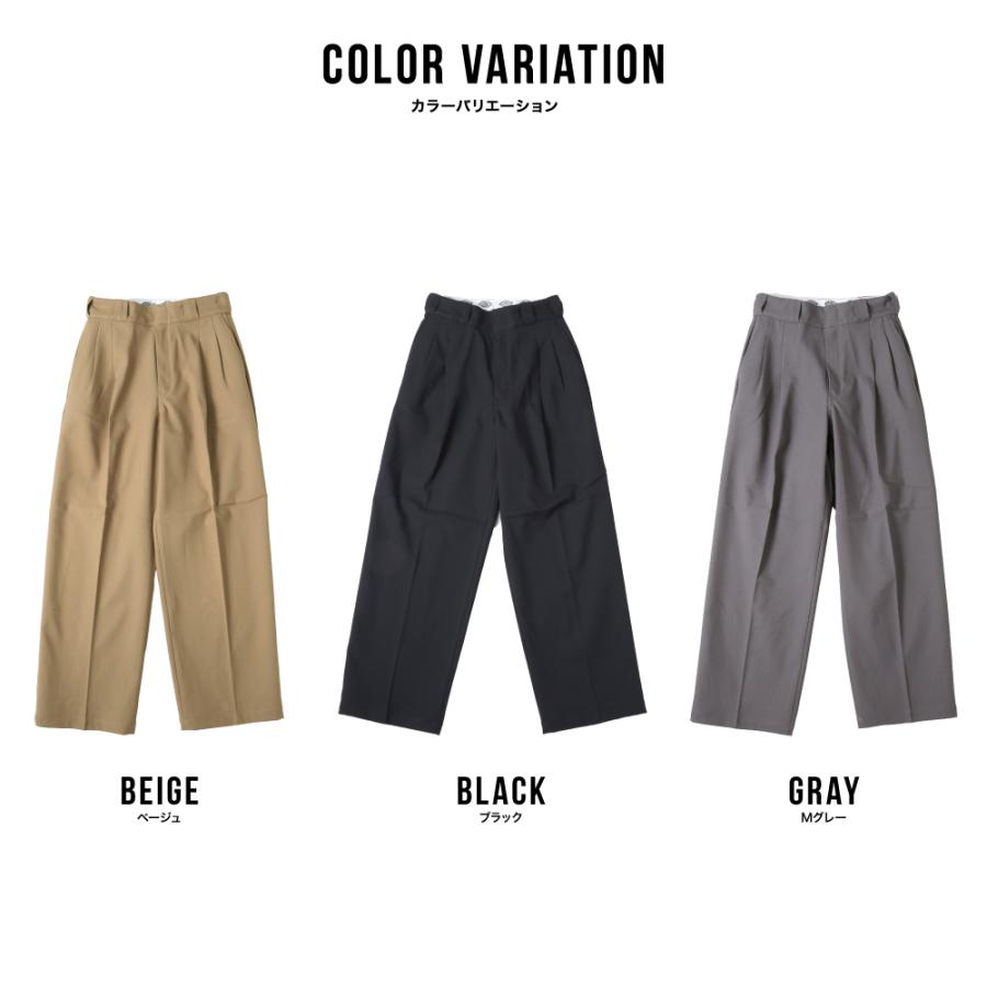 Dickies ディッキーズ タックワイドパンツ ワイドパンツ Dickies ディッキーズ タックワイドパンツ ワイドパンツ