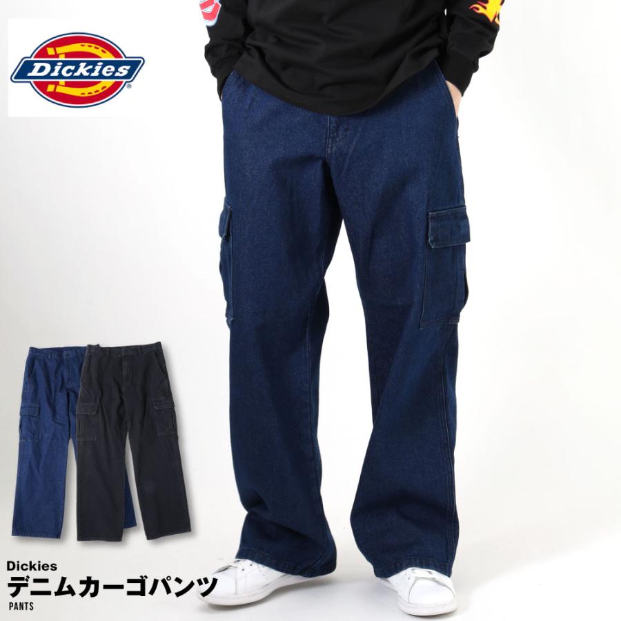 Dickies（ディッキーズ） デニム カーゴ カーゴパンツ ブラック ブルー