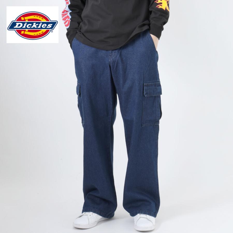 Dickies（ディッキーズ） デニム カーゴ カーゴパンツ ブラック ブルー