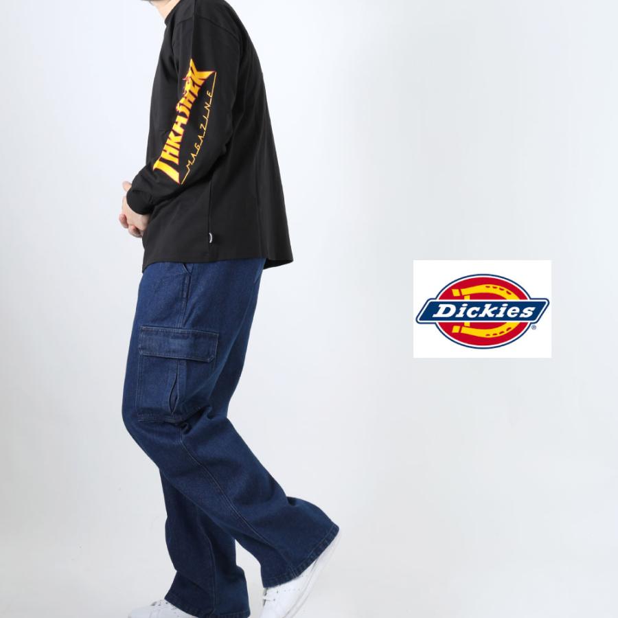 Dickies（ディッキーズ） デニム カーゴ カーゴパンツ ブラック ブルー