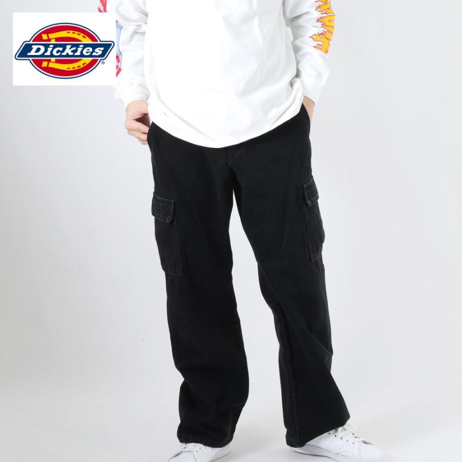 Dickies（ディッキーズ） デニム カーゴ カーゴパンツ ブラック ブルー