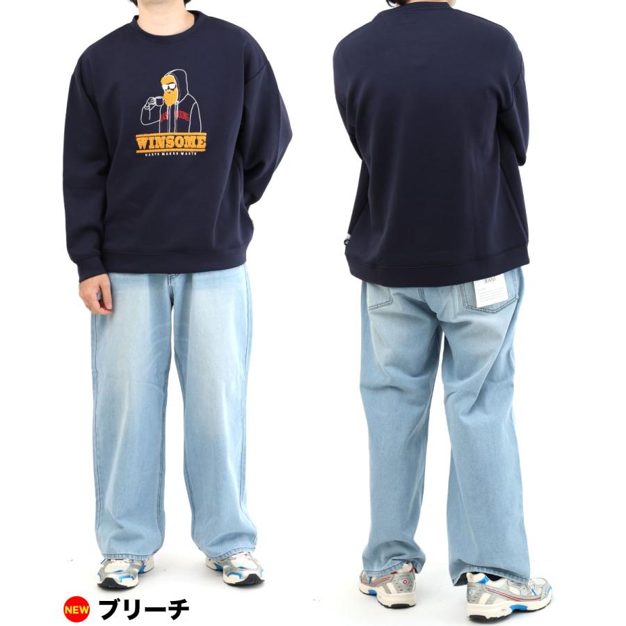 デニム メンズ ジーンズ バレルレッグパンツ バレルレッグ バレル