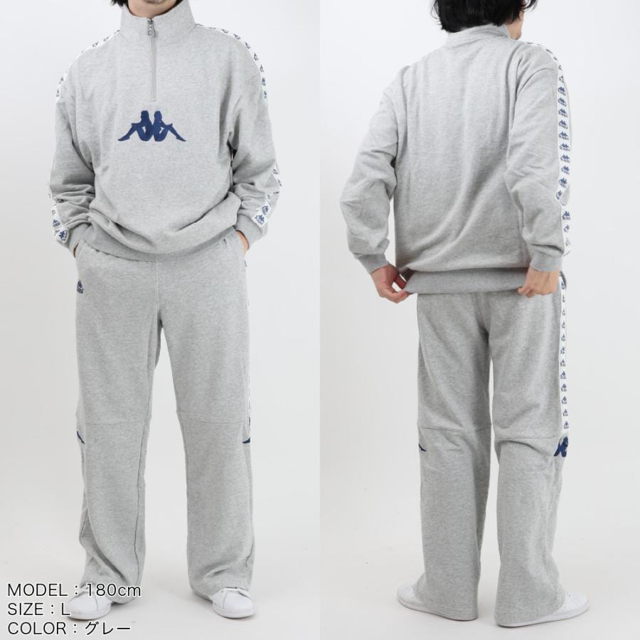 KAPPA カッパ ハーフジップスウェット スウェット トレーナー ハーフ