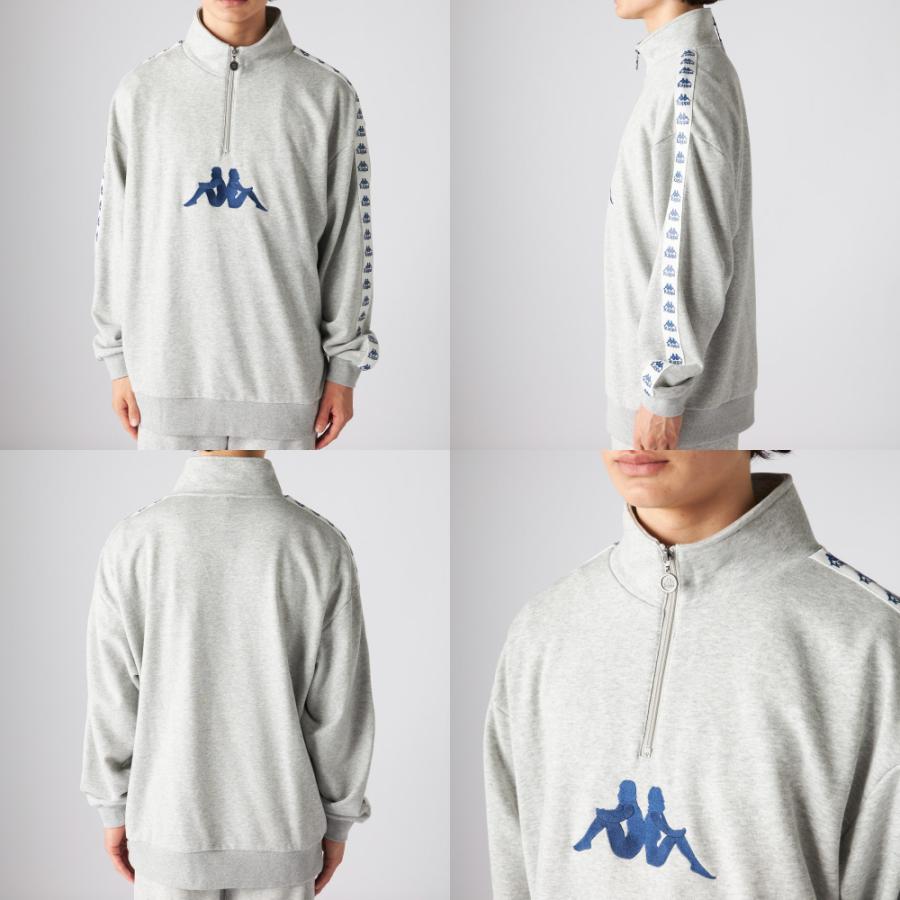 KAPPA カッパ ハーフジップスウェット スウェット トレーナー ハーフ