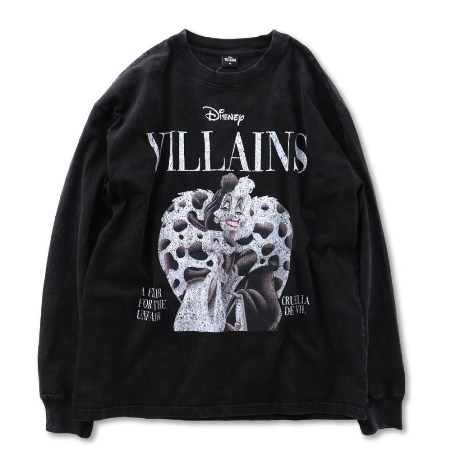 Disney（ディズニー） ヴィランズ VILLANS ロンT 長袖 長そで クルエラ