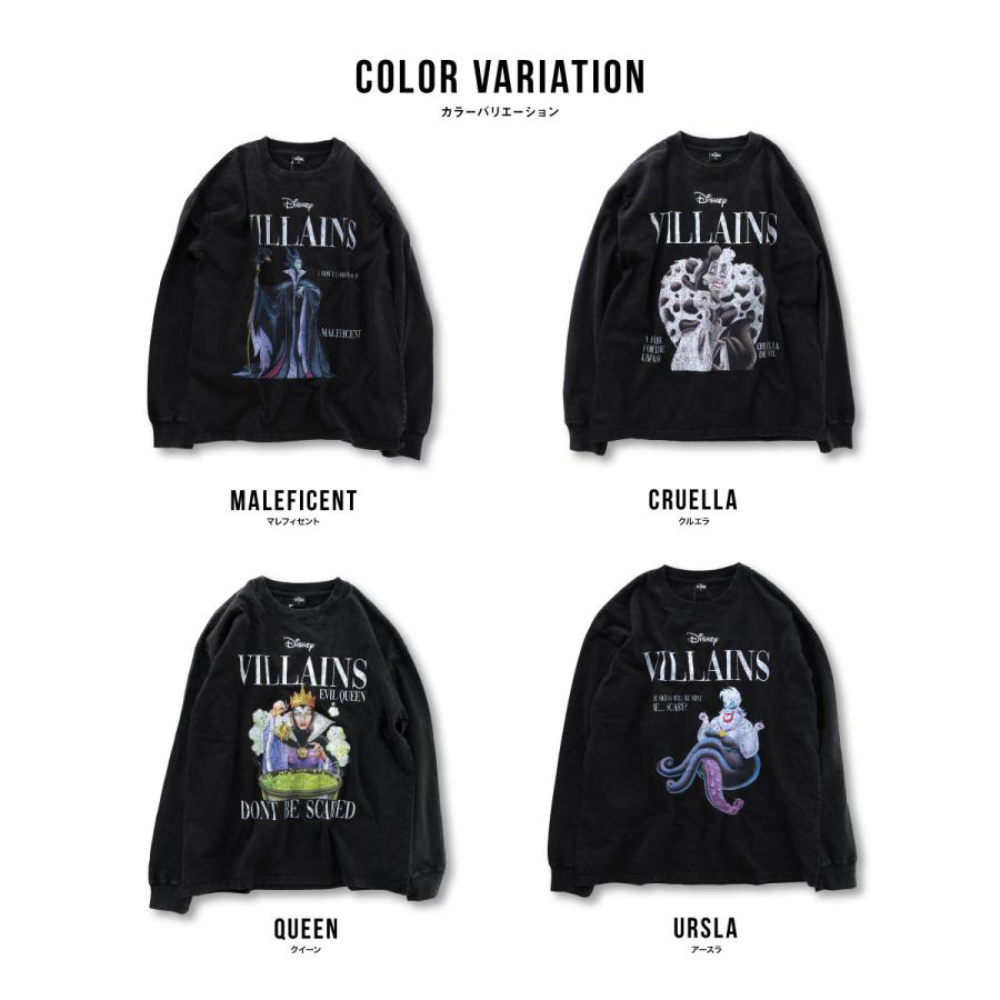 Disney ヴィランズ VILLANS ディズニー ロンT 長袖 長そで