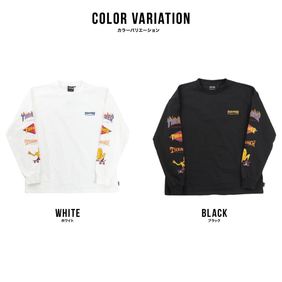 THRASHER（スラッシャー） ロンT 長袖 長そで Tシャツ スケボー メンズ