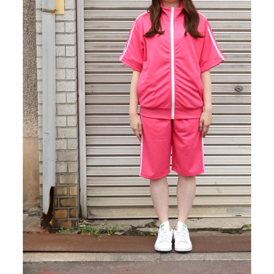 芋ジャージ カラージャージ 半袖 ハーフパンツ ジャージ メンズ 上下