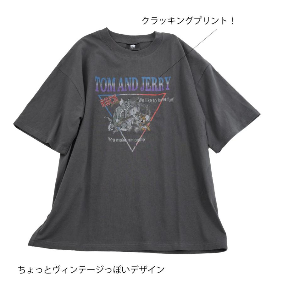トムジェリ トムとジェリー ロック バンT バンドTシャツ 半袖 半そで T