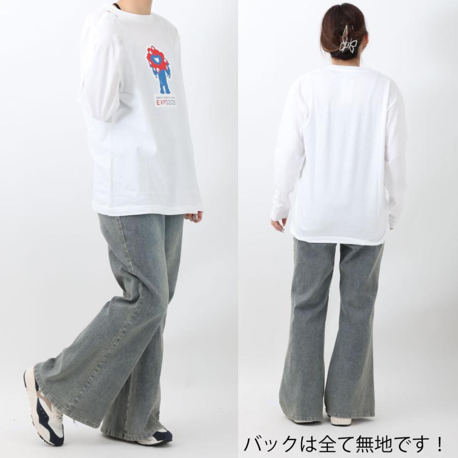 在庫処分】 ミャクミャク Tシャツ 公式 グッズ ロンT 長袖 長そで 大阪