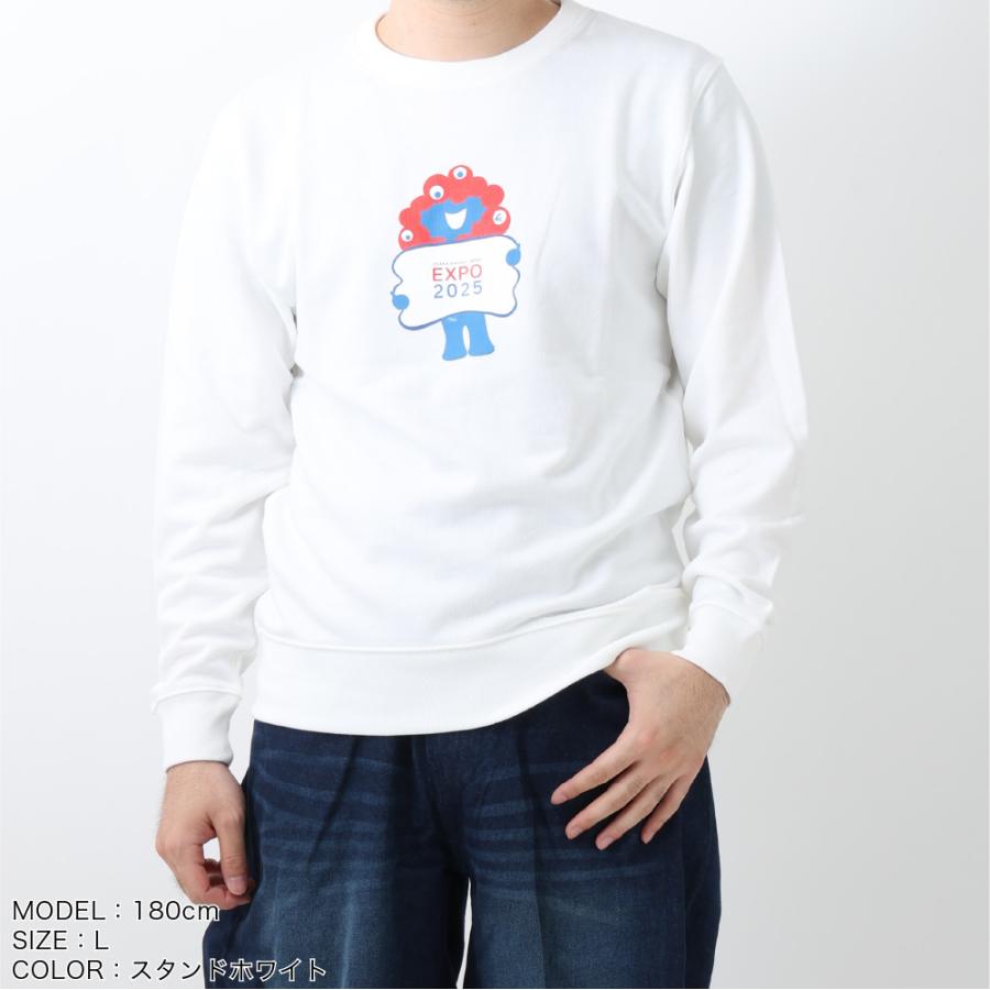 ミャクミャク 公式 グッズ トレーナー スウェット 長袖 長そで 裏毛